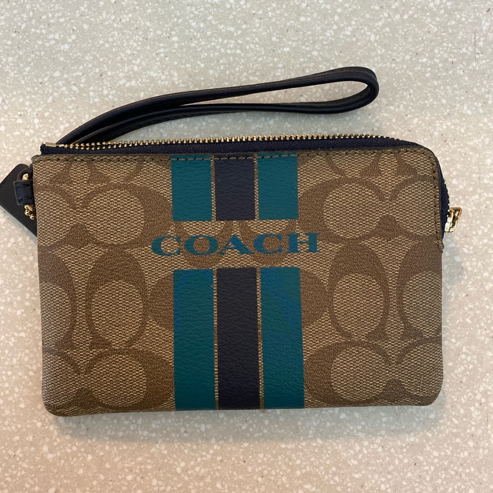 Coach change coin purse wristlet